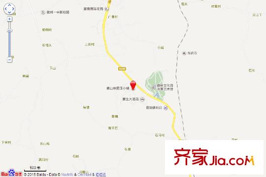 黃山納尼亞小鎮(zhèn)區(qū)位標(biāo)點(diǎn)圖