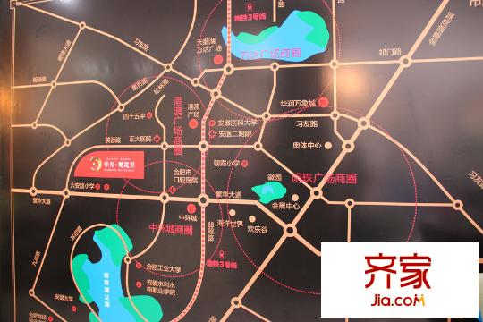 華邦觀筑里區(qū)位圖（2015.8.5）
