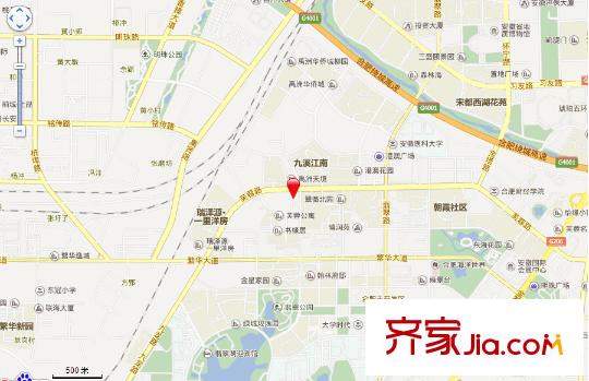 華邦觀筑里交通坐標圖