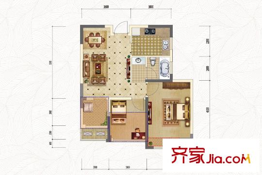 華盛大運(yùn)城43#66平方米