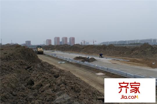 陶沖湖城市廣場項(xiàng)目施工現(xiàn)場（2015.11.12）