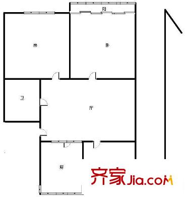 四里河小區(qū) 3室 戶型圖