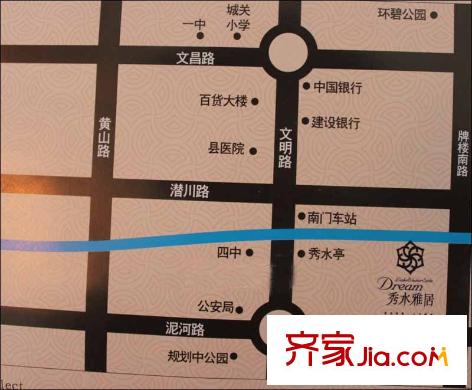 秀水雅居交通圖