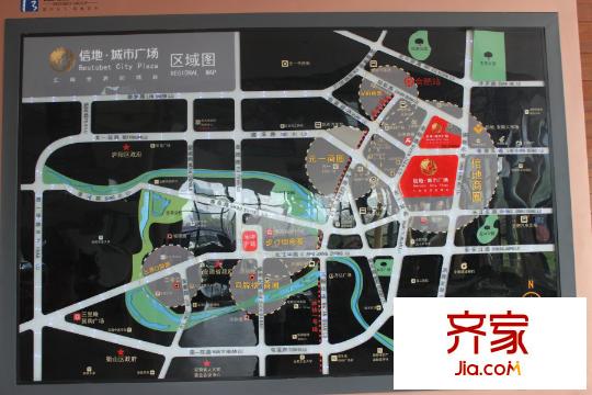 信地城市廣場交通區(qū)位圖（2015.4.1）