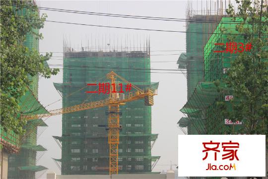 合肥寶能城二期3#11#工程進(jìn)度（2015.8.13）