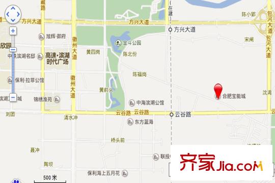 合肥寶能城交通坐標(biāo)圖