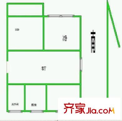 花沖小區(qū) 3室 戶(hù)型圖