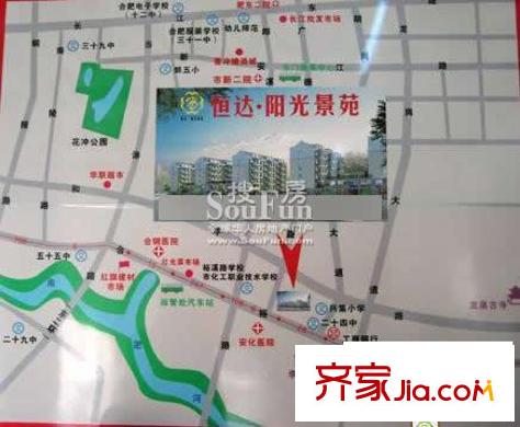 恒達(dá)陽光景苑交通圖交通