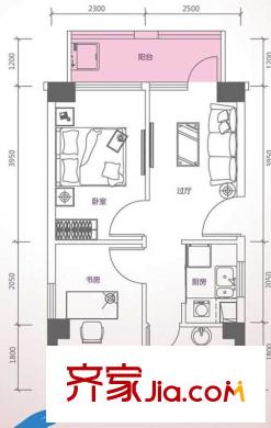 峰尚國際B-b1-01 2室1廳1衛(wèi)