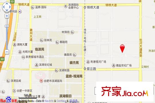 城建琥珀瑞安家園交通坐標(biāo)圖