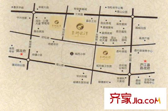 安正御龍灣交通圖