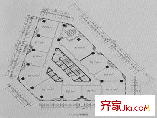 藍(lán)鯨國際大廈戶型圖1261383204687_000 1室1廳
