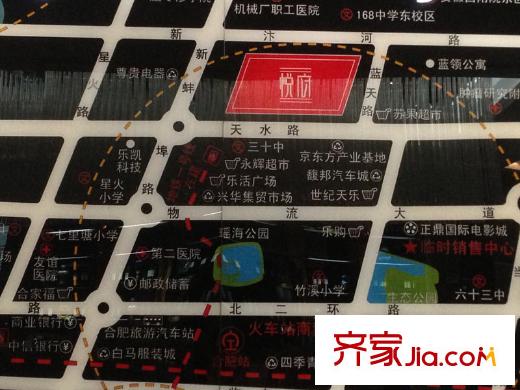 金輝悅府區(qū)位圖