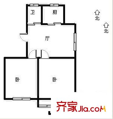 少管所宿舍 0室 戶型圖