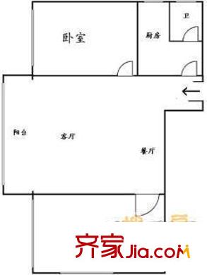 少管所宿舍戶型圖3-2 2室2廳1衛(wèi)1廚