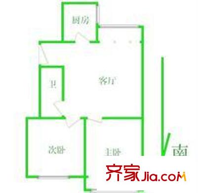 科學(xué)家園 2室 戶型圖