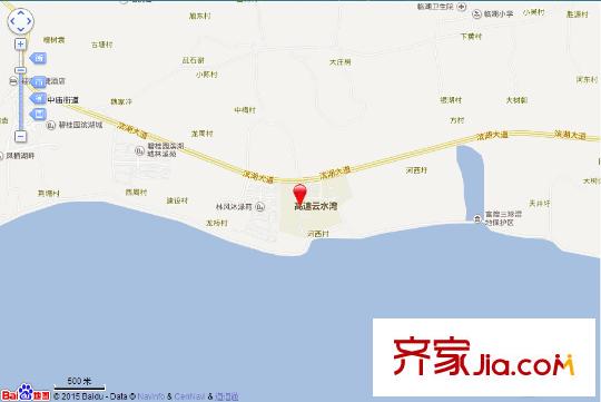高速云水灣區(qū)位標(biāo)點圖