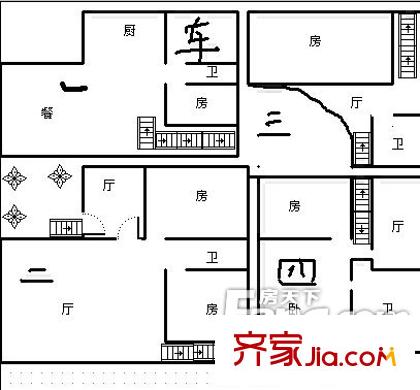 欣塘家園 6室 戶型圖