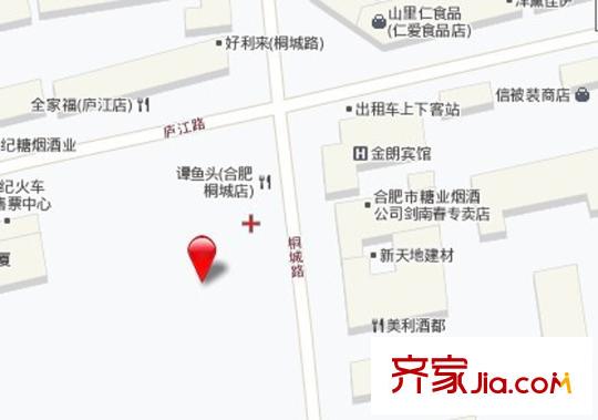 合肥合作經(jīng)濟廣場交通圖