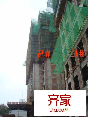 合肥合作經(jīng)濟廣場實景圖2#、3#工程進度（2012-06-28）