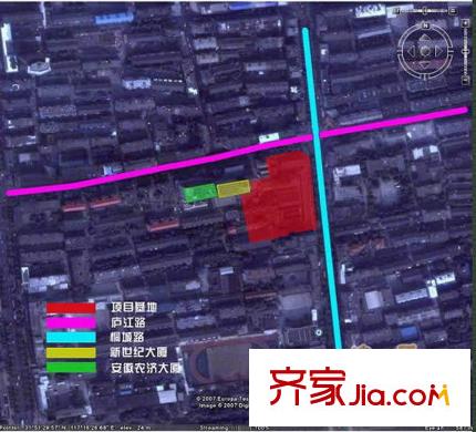 合肥合作經(jīng)濟廣場交通圖交通區(qū)位圖