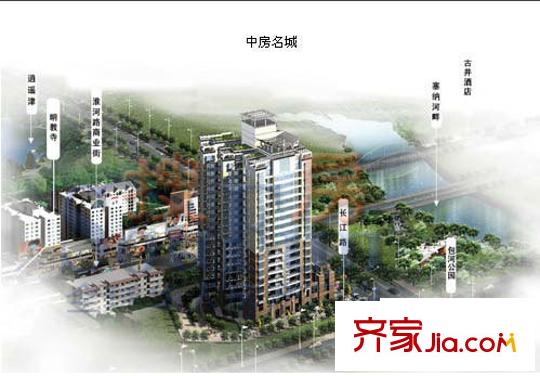 中房名城交通圖