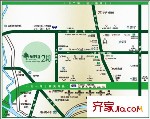 柏景雅筑二期交通圖