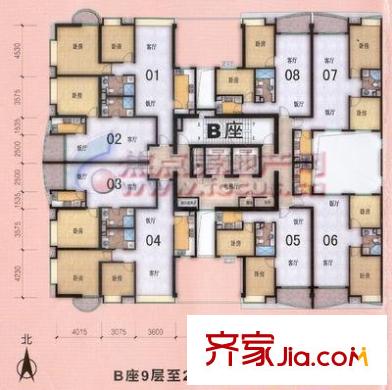 中澳學院宿舍 2室 戶型圖
