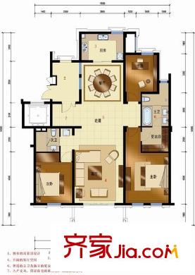 三江小區(qū) 3室 戶型圖