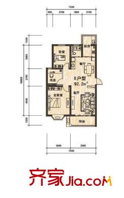 三江小區(qū) 3室 戶型圖
