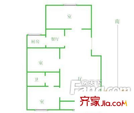 興苑小區(qū) 3室 戶型圖