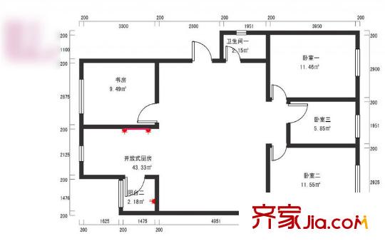 五河路地稅局宿舍戶(hù)型圖地稅局宿舍(五河路)3 