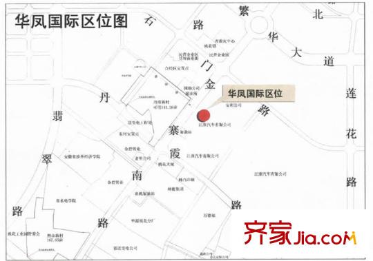 華鳳國際交通圖區(qū)位圖