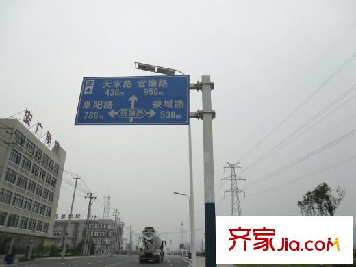 碧水蘭庭配套圖路牌