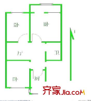  碧水蘭庭 3室 戶型圖