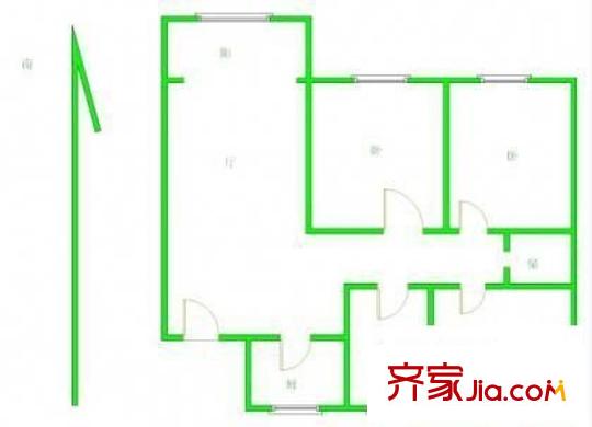 理想年代 3室 戶型圖
