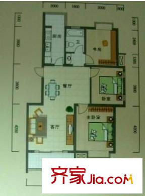 理想年代 3室 戶型圖
