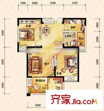 安糧蘭桂公寓戶型圖安糧?蘭桂公寓4 