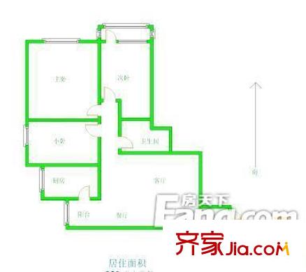 五安家園戶型圖8 