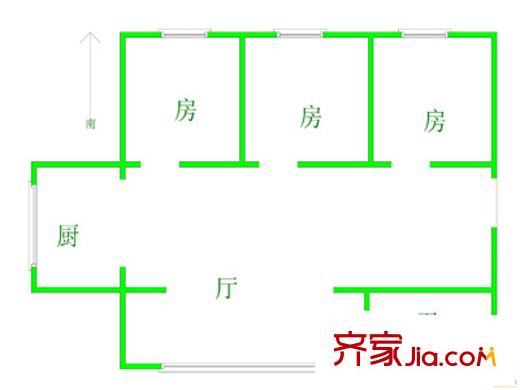 八一齒輪廠宿舍 戶型圖