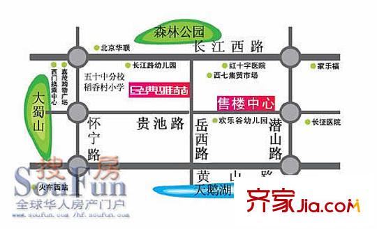 經(jīng)典雅苑交通圖