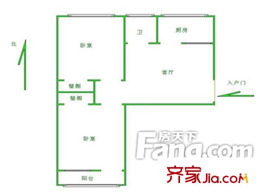 明光小區(qū)戶型圖戶型圖1 2室1廳1衛(wèi)1廚