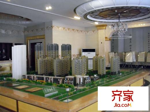 西城山水居項(xiàng)目沙盤圖（2012-08-14）