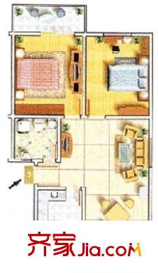 駱園小區(qū) 4室 戶型圖