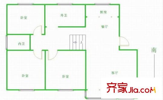 鐵路生活小區(qū) 0室 戶型圖