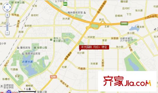 豐大國際交通圖交通區(qū)位圖