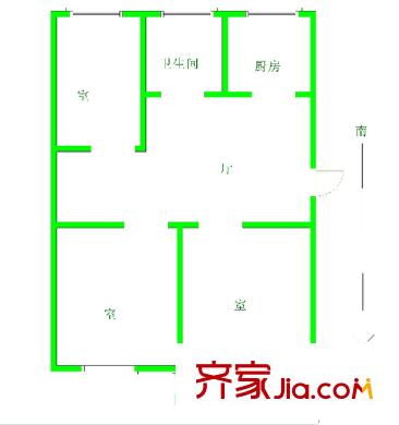 送變電家園 3室 戶型圖