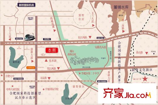 海亮九璽區(qū)位圖