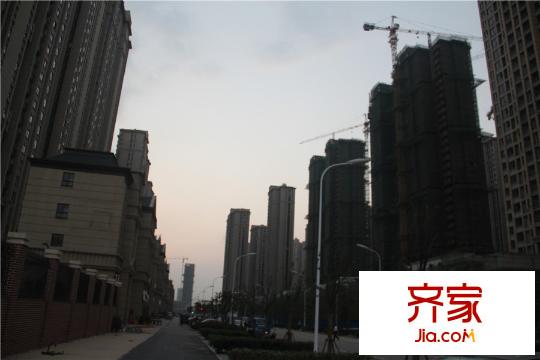 海亮九璽百草街實景（2015.10.21）
