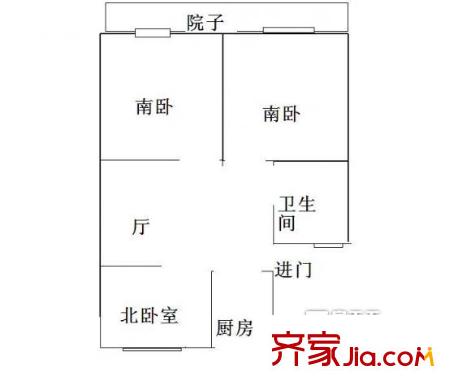 送變電家園 3室 戶型圖